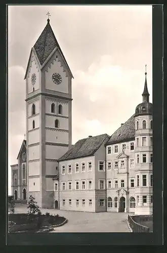 AK Scheyern, Kloster mit Glockenturm