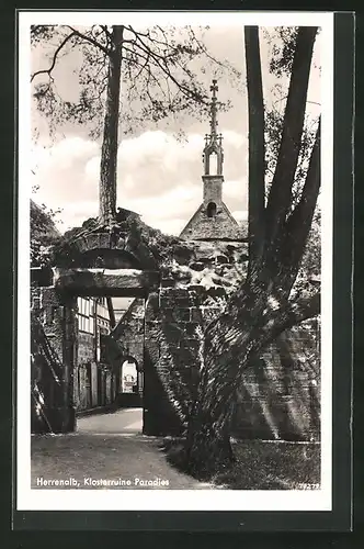 AK Herrenalb, Klosterruine Paradies