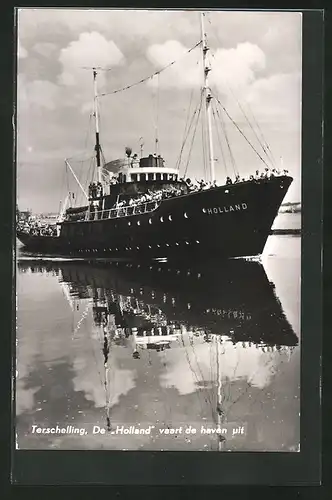 AK Passagierschiff Holland im Hafen