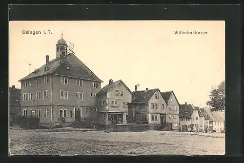 AK Usingen i. T., Wilhelmstrasse