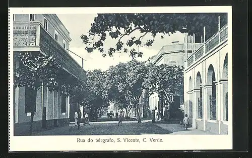 AK Sao Vicente /Cabo Verde, Rua do telegrafo