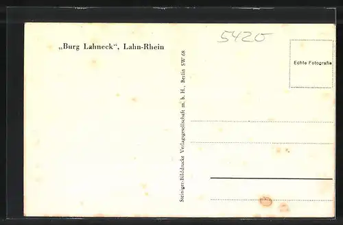 AK Lahnstein, Burg Lahneck