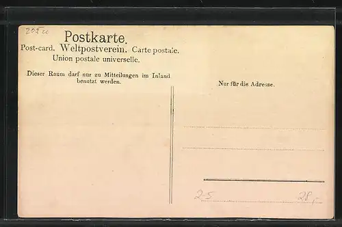 Lithographie Rudelsburg, Abbildung der ältesten gedruckten Ansichtkarte der Welt, prämiert 1899