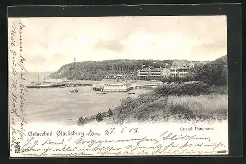 AK Glücksburg, Strand Panorama