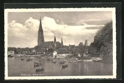 AK Schleswig, Holmer Bucht mit Dom