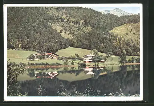 AK Bad Reichenhall, Gaststätte Madlbauer, Thumsee