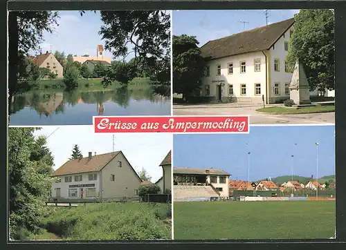 AK Ampermoching, Gasthaus Gassmann, Ortspartien