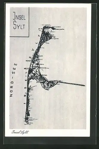 AK Sylt, Totalansicht der Insel