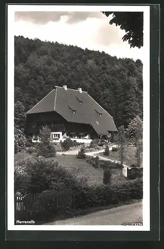 AK Herrenalb, Gasthaus im Ort