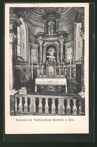 AK Bornhofen, Gnadenbild der Wallfahrtskirche
