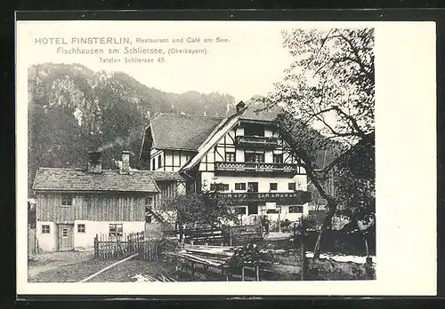 AK Fischhausen am Schliersee, Hotel Finsterlin