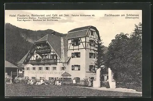 AK Fischhausen am Schliersee, Hotel Finsterlin