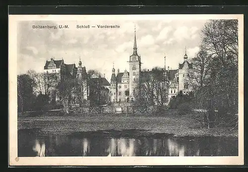 AK Boitzenburg U.-M., Das Schloss von der Vorderseite