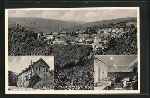 AK Altweilnau /Taunus, Gasthaus Zur Burg