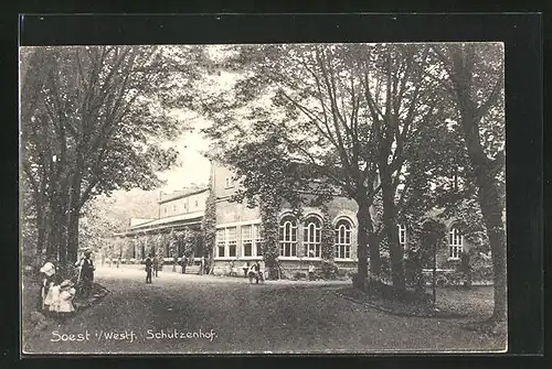 AK Soest /Westf., Restaurant Schützenhaus