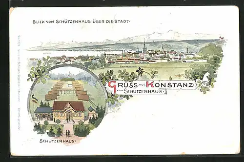 Lithographie Konstanz, Restaurant Schützenhaus