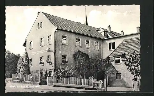 AK Kerbfeld, Gasthaus und Bäckerei Franz Lutz