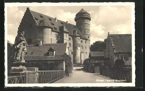 AK Rimpar, Blick auf das Schloss Grumbach