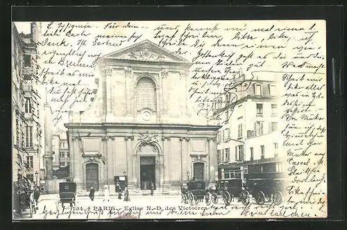 AK Paris, Eglise N. D. des Victoires