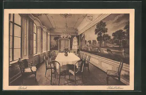 AK Lübeck, Restaurant Schabbelhaus Louis Rowedder und Sohn, Mengstrasse 36