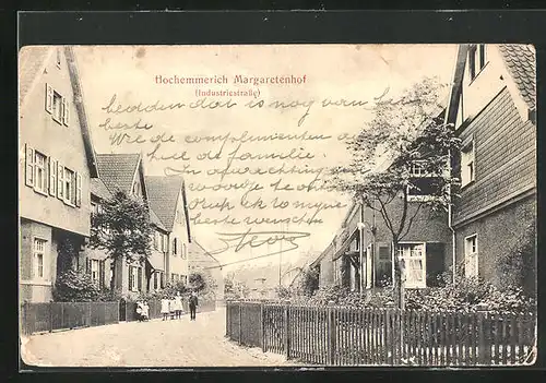 AK Hochemmerich-Margaretenhof, Häuser an der Industriestrasse