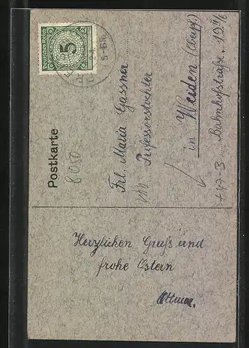 AK Freising, Absolvia minor 1924, Unterschriften der Absolventen