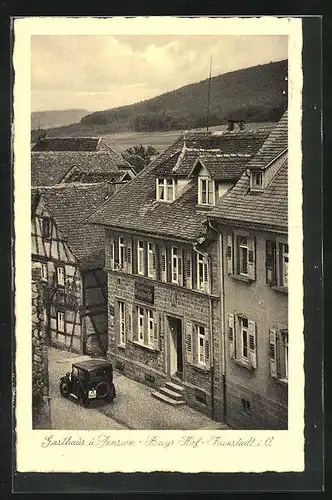 AK Hainstadt i. O., Gasthof Bayr. Hof, Inh. Adam Büchner