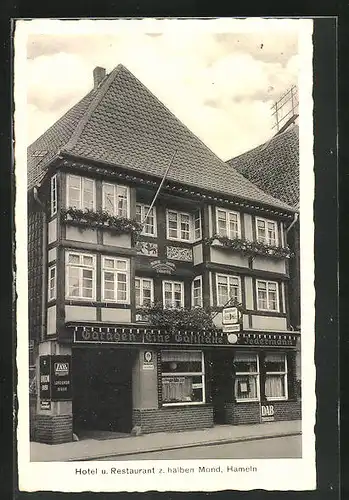 AK Hameln, Hotel und Restaurant zum halben Mond