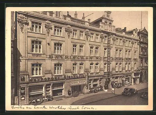 AK Hannover, Hotel Bayrischer Hof, Luisenstrasse 10