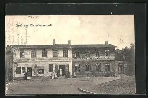 AK Wiederstedt, Gasthof Zum schwarzen Adler