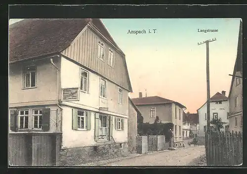 AK Anspach i. T., Langstrasse