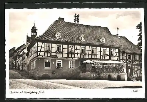 AK Königsberg /Ufr., Gasthof goldener Stern