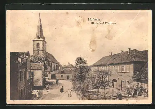 AK Hofheim, Kirche und Pfarrhaus