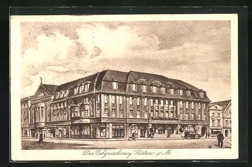 AK Güstrow i. M., Hotel Erbgrossherzog