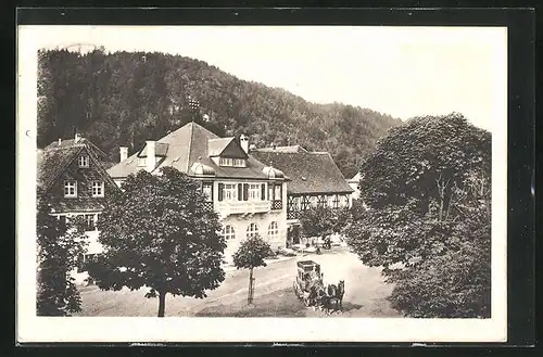 AK Wirsberg / Fichtelgebirge, Hotel Zur Post