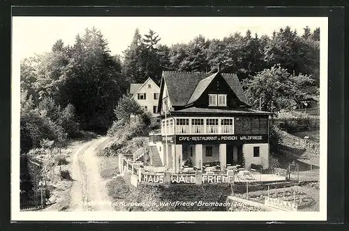 AK Brombach / Taunus, Gasthaus Waldfriede