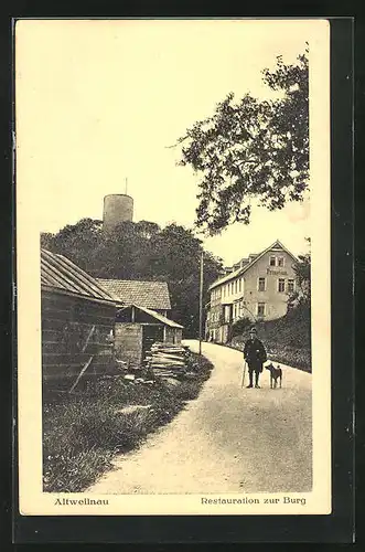 AK Altweilnau, Hotel und Restaurant zur Burg