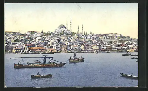 AK Constantinople, Vue de Stamboul et la Corne d`Or