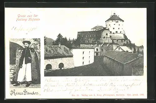AK Kufstein, Ansicht der Festung, Rosza Sandor