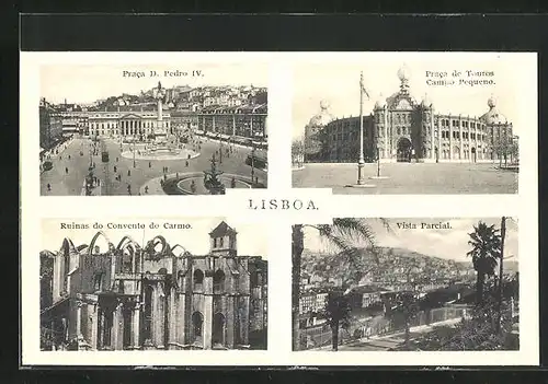 AK Lisboa, Praca D. Pedro IV, Praca de Touros, Ruinas do Convento Carmo
