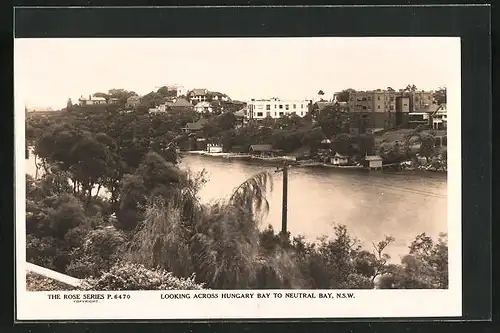 AK Neutral Bay, Looking across Hungary bay