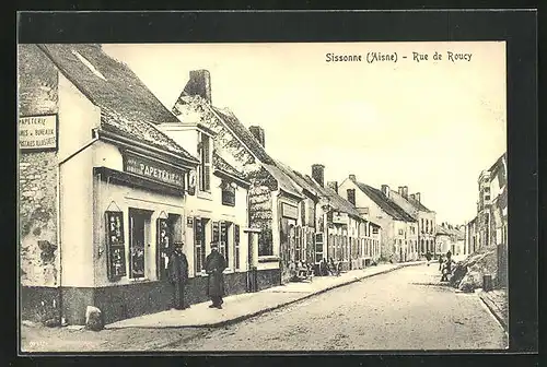 AK Sissonne, Rue de Roucy