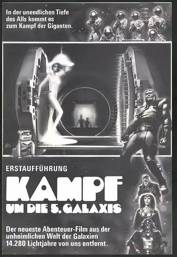 Filmprogramm unbekannt, Kampf um die 5. Galaxis, Barbara Bach, Richard Kiel