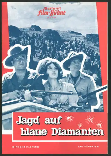 Filmprogramm IFB Nr. S 7160, Jagd auf blaue Diamanten, Harald Leipnitz, Joachim Hansen, Regie: Paul Martin
