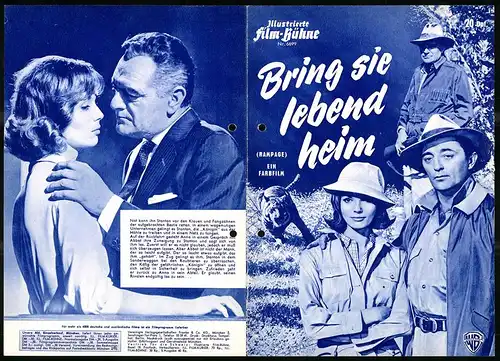 Filmprogramm IFB Nr. 6699, Bring sie lebend heim, Robert Mitchum, Elsa Martinelli, Regie: Phil Karlson