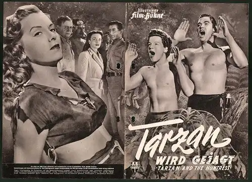 Filmprogramm IFB Nr. 934, Tarzan wird gejagt, Johnny Weissmüller, Brenda Joyce, Regie: Kurt Neumann