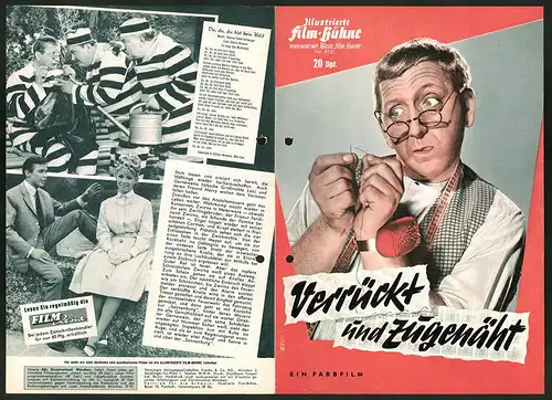 Filmprogramm IFB Nr. 6151, Verrückt und zugenäht, Rudolf Platte, Vivi Bach, Regie: Rolf Olsen