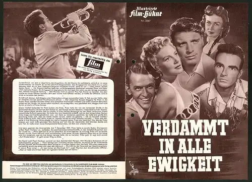 Filmprogramm IFB Nr. 2267, Verdammt in alle Ewigkeit, Burt Lancaster, Deborah Kerr, Regie: Fred Zinnemann