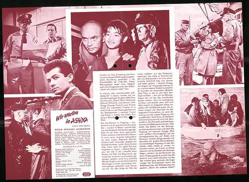 Filmprogramm IFB Nr. 6808, Wir warten in Ashiya, Yul Brynner, Richard Widmark, Regie: Michael Anderson