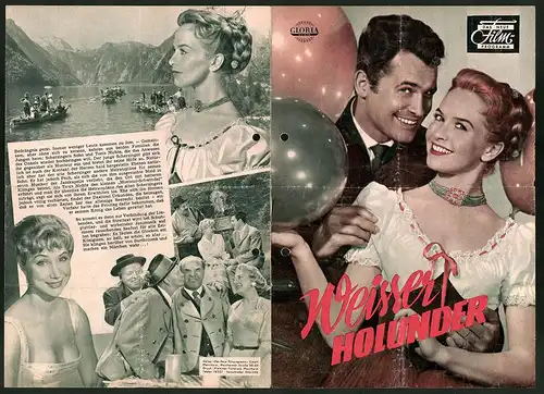 Filmprogramm DNF, Weisser Holunder, Germaine Damar, Carla Hagen, Carl Möhner, Regie: Paul May